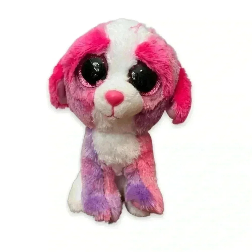 TY Beanie Boos - 6" SHERBERT the DOG (glitter eyes) MINT CONDITION (no hang tag)